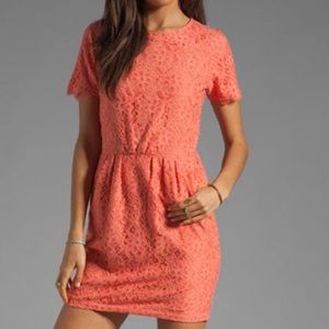 Dolce Vita coral lace dress